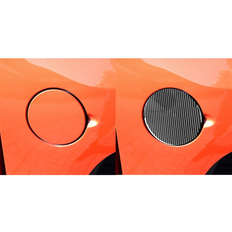Carbon Fiber Car Fuel Tank Cover Decorative Sticker for Toyota Tundra 2014-2018, Left Right Driving Universal - Decorative Strip by PMC Jewellery | Online Shopping South Africa | PMC Jewellery | Buy Now Pay Later Mobicred