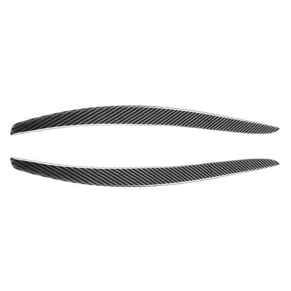 2 PCS / Set Carbon Fiber Car Lamp Eyebrow Decorative Sticker for BMW E92 / E93 2006-2012, Drop Glue Version