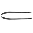 2 PCS / Set Carbon Fiber Car Lamp Eyebrow Decorative Sticker for Mitsubishi Lancer EVO 2008-2014, Drop Glue Version - free shipping - PMC TechLife - Order now!