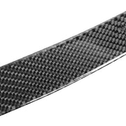 2 PCS / Set Carbon Fiber Car Lamp Eyebrow Decorative Sticker for Mitsubishi Lancer EVO 2008-2014, Drop Glue Version