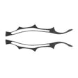 2 PCS / Set Carbon Fiber Car Lamp Eyebrow Decorative Sticker for BMW E60 5 Series 2004-2010, Drop Glue Version - Lamp Decoration by PMC TechLife | Online Shopping South Africa | PMC TechLife | Buy Now Pay Later Mobicred