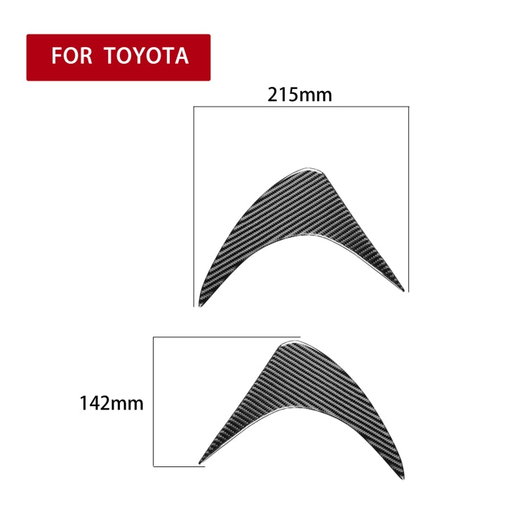 2 PCS / Set Carbon Fiber Car Front Lamp Eyebrow Decorative Sticker for Toyota GT86 / Subaru BRZ 2012-2016, Drop Glue Version - Lamp Decoration by PMC TechLife | Online Shopping South Africa | PMC TechLife | Buy Now Pay Later Mobicred