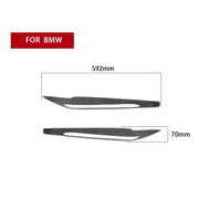2 PCS / Set Carbon Fiber Car Lamp Eyebrow Decorative Sticker for BMW X5 / F15 2014-2018, Drop Glue Version