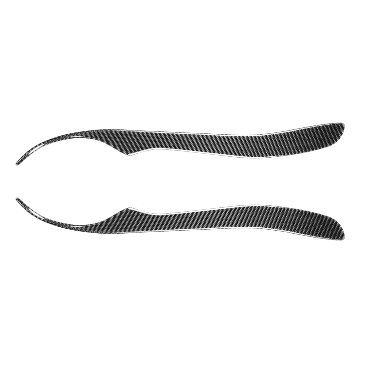 2 PCS / Set Carbon Fiber Car Lamp Eyebrow Decorative Sticker for Lexus IS200 1998-2005, Drop Glue Version - Lamp Decoration by PMC TechLife | Online Shopping South Africa | PMC TechLife | Buy Now Pay Later Mobicred