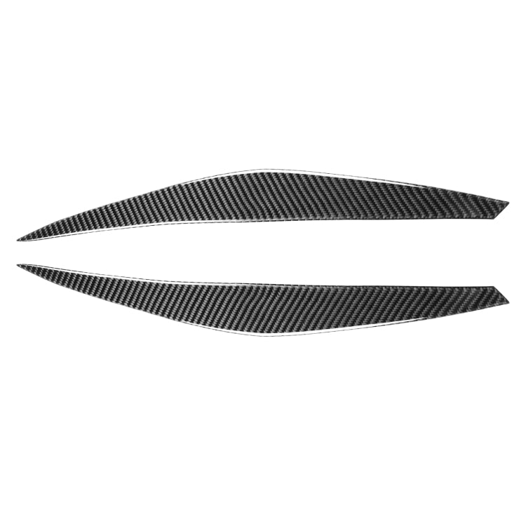 2 PCS / Set Carbon Fiber Car Lamp Eyebrow Decorative Sticker for BMW E71/X6 2008-2014, Drop Glue Version - Lamp Decoration by PMC TechLife | Online Shopping South Africa | PMC TechLife | Buy Now Pay Later Mobicred