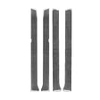 4 PCS / Set Carbon Fiber Car Window Inside Decorative Sticker for Toyota 4Runner 2010-2020 - Car Interior Mouldings by PMC TechLife | Online Shopping South Africa | PMC TechLife | Buy Now Pay Later Mobicred