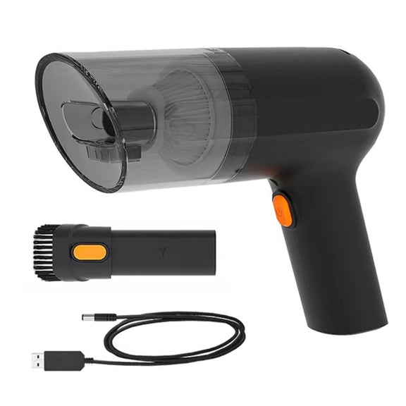 Car Portable Handheld Powerful Vacuum Cleaner Style: Wireless (Black)