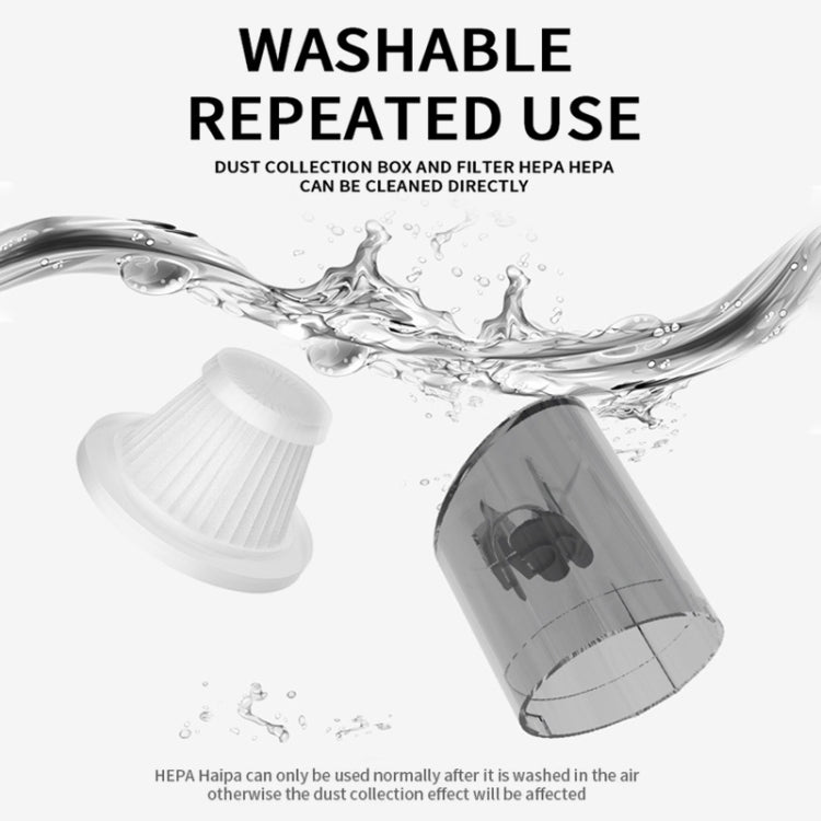 Car Portable Handheld Powerful Vacuum Cleaner Style: Wireless (Black) - Vacuum Cleaner by PMC TechLife | Online Shopping South Africa | PMC TechLife | Buy Now Pay Later Mobicred