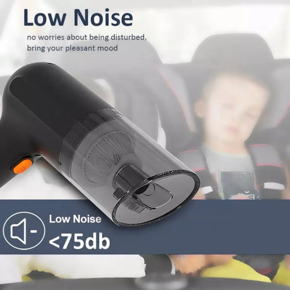 Car Portable Handheld Powerful Vacuum Cleaner Style: Wireless (Black)