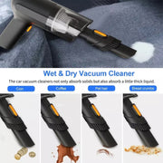 Car Portable Handheld Powerful Vacuum Cleaner Style: Wireless (Black)