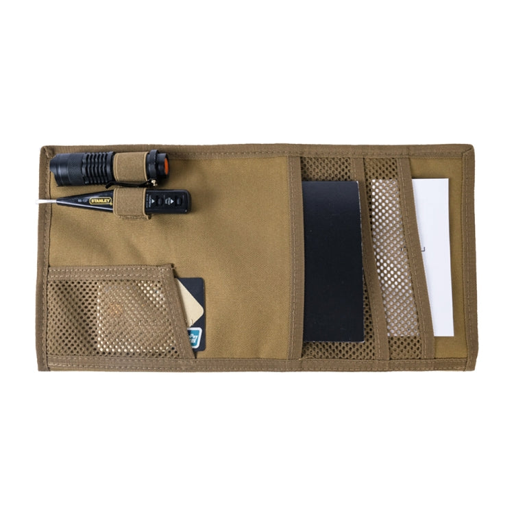 Car Sun Visor Storage Bag Glasses Frame Bill Clip (Khaki) - Stowing Tidying by PMC Jewellery | Online Shopping South Africa | PMC Jewellery | Buy Now Pay Later Mobicred