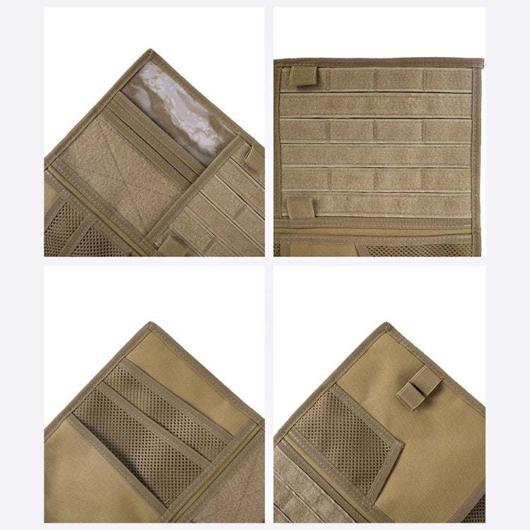 Car Sun Visor Storage Bag Glasses Frame Bill Clip (Khaki) - Stowing Tidying by PMC Jewellery | Online Shopping South Africa | PMC Jewellery | Buy Now Pay Later Mobicred