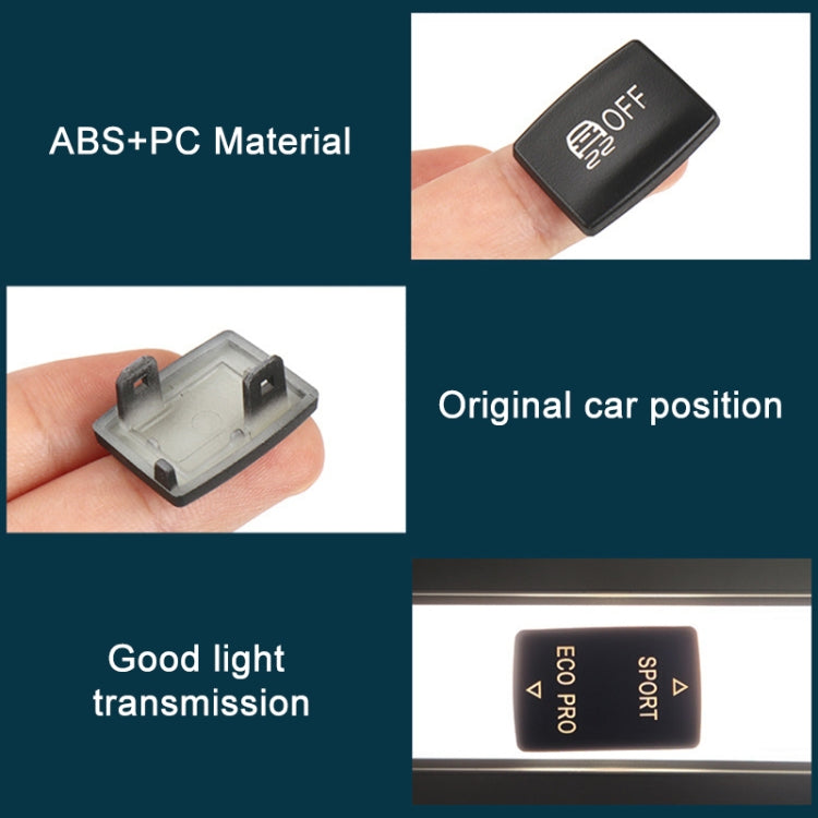 For BMW 3 Series Left Driving Car Central Control Multi-function Sport Button 6131 9252 912(Black) - Car Switches by PMC TechLife | Online Shopping South Africa | PMC TechLife | Buy Now Pay Later Mobicred