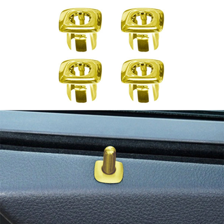 For BMW 5 Series 2011-2017 4 in 1 Car Interior Door Window Trim Panel Locking Knob Button Cover 5142 9171 769 (Gold) - free shipping - PMC TechLife - Order now!