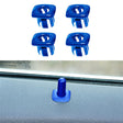 For BMW 5 Series 2011-2017 4 in 1 Car Interior Door Window Trim Panel Locking Knob Button Cover 5142 9171 769 (Blue) - Booster Cable & Clip by PMC TechLife | Online Shopping South Africa | PMC TechLife | Buy Now Pay Later Mobicred