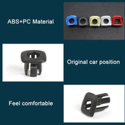 For BMW 5 Series 2011-2017 4 in 1 Car Interior Door Window Trim Panel Locking Knob Button Cover 5142 9171 769 (Gold)
