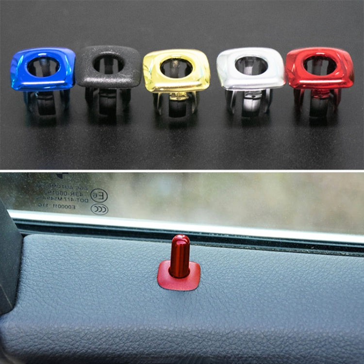 For BMW 5 Series 2011-2017 4 in 1 Car Interior Door Window Trim Panel Locking Knob Button Cover 5142 9171 769 (Red) - Booster Cable & Clip by PMC TechLife | Online Shopping South Africa | PMC TechLife | Buy Now Pay Later Mobicred