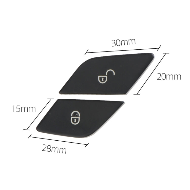 For Mercedes-Benz E-Class 2016-2021 Left Driving Car Left Side Door Lock Switch Buttons 2059055251 (Black)