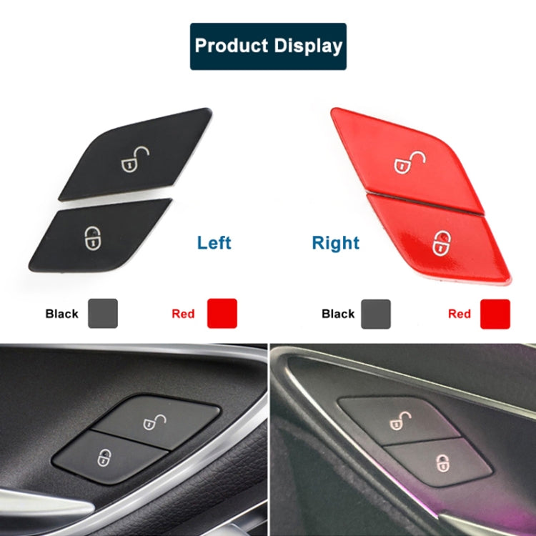 For Mercedes-Benz E-Class 2016-2021 Left Driving Car Left Side Door Lock Switch Buttons 2059055251 (Red) - Car Switches by PMC TechLife | Online Shopping South Africa | PMC TechLife | Buy Now Pay Later Mobicred