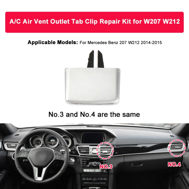 For Mercedes-Benz W212 2014-2015 Car Right Tail Plug Air Conditioning Exhaust Switch Paddle Air Conditioning Leaf Clip 212 830 0154 9116 - Air Conditioning System by PMC TechLife | Online Shopping South Africa | PMC TechLife | Buy Now Pay Later Mobicred