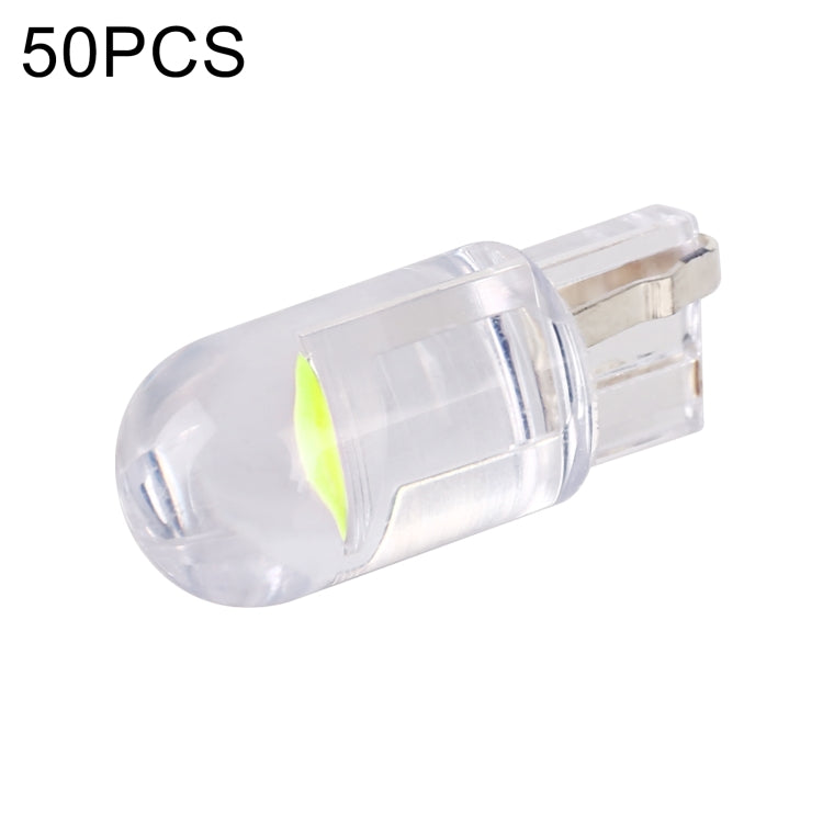50pcs T10 DC24V / 0.36W / 0.03A Car Clearance Light COB Lamp Beads (Green Light) - Clearance Lights by PMC TechLife | Online Shopping South Africa | PMC TechLife | Buy Now Pay Later Mobicred