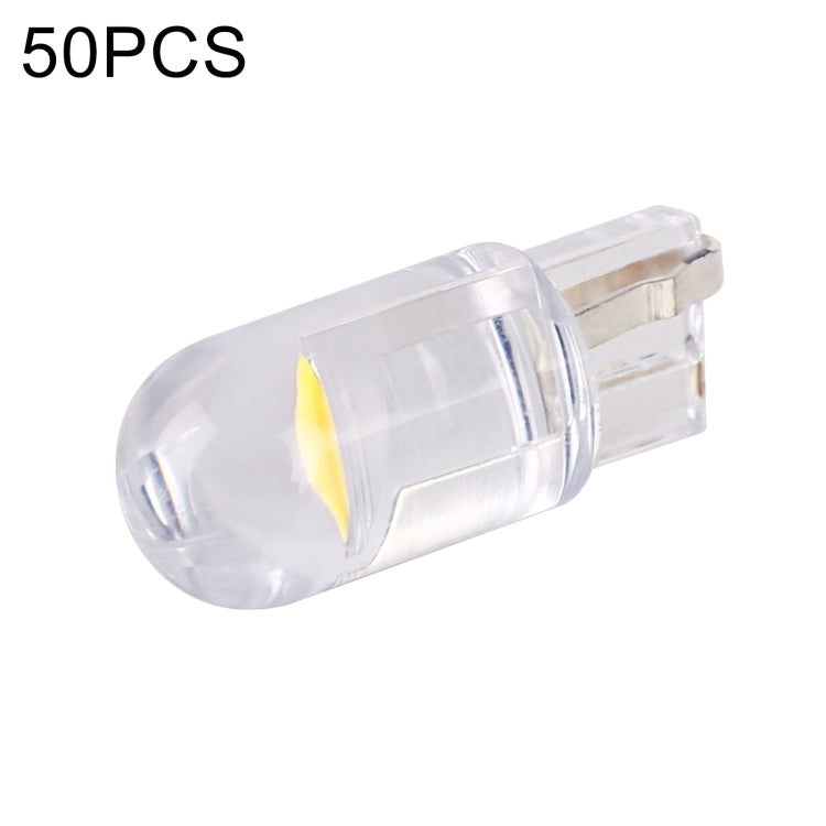 50pcs T10 DC24V / 0.36W / 0.03A Car Clearance Light COB Lamp Beads (White Light) - free shipping - PMC TechLife - Order now!