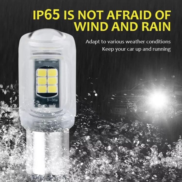 2pcs 1156 DC12V / 2.16W / 0.18A / 480LM Car LED Turn Signal Light(White Light) - Arrow Turn Lights by PMC TechLife | Online Shopping South Africa | PMC TechLife | Buy Now Pay Later Mobicred