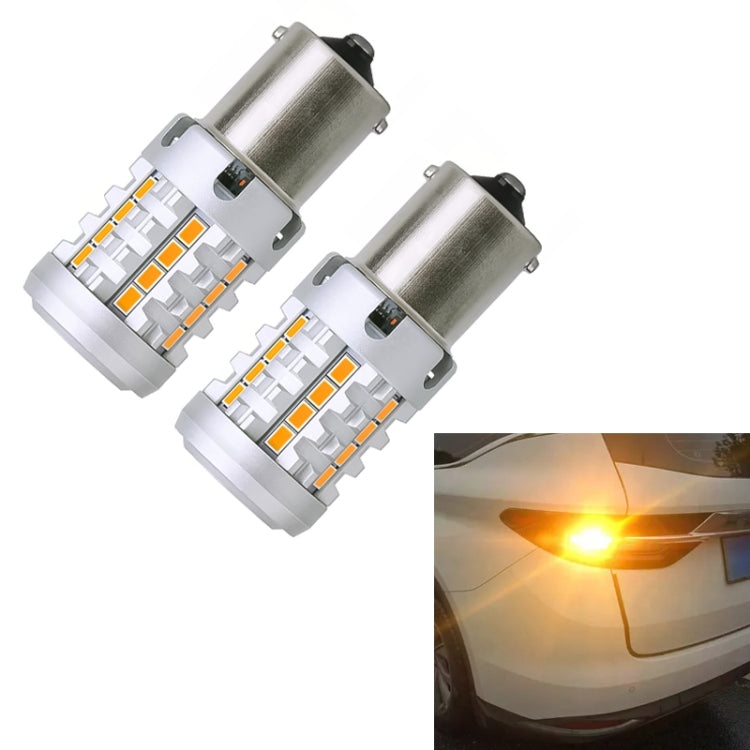 2pcs 1156 IC12-28V / 16.68W / 1.39A Car 3020EMC-26 Constant Current Wide Voltage Turn Signal Light (Yellow Light) - Arrow Turn Lights by PMC TechLife | Online Shopping South Africa | PMC TechLife | Buy Now Pay Later Mobicred