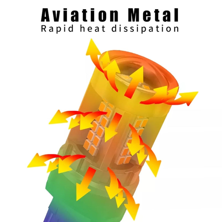 2pcs 1156 IC12-28V / 16.68W / 1.39A Car 3020EMC-26 Constant Current Wide Voltage Turn Signal Light (Yellow Light) - Arrow Turn Lights by PMC TechLife | Online Shopping South Africa | PMC TechLife | Buy Now Pay Later Mobicred