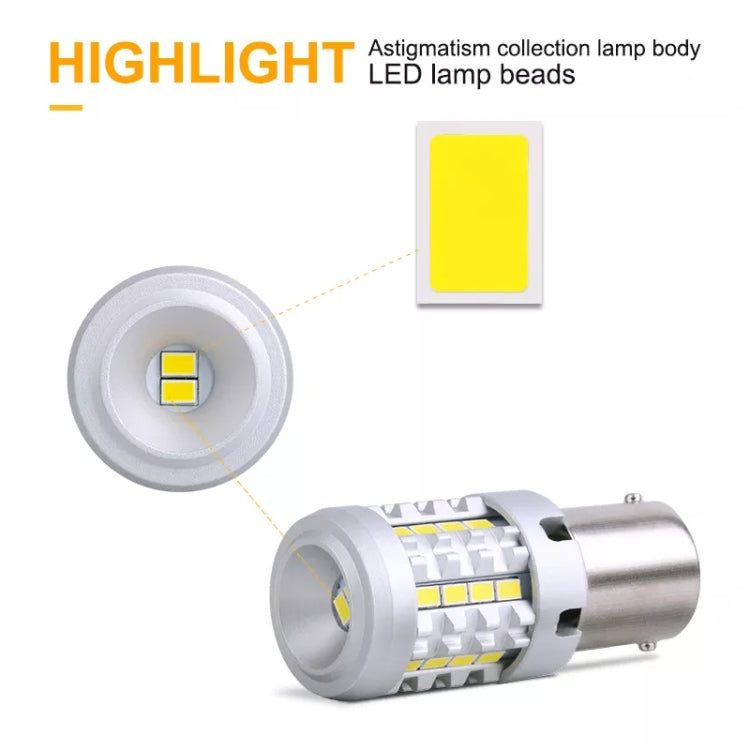 2pcs 7440 IC12-28V / 16.68W / 1.39A Car 3020EMC-26 Constant Current Wide Voltage Turn Signal Light (White Light) - Arrow Turn Lights by PMC TechLife | Online Shopping South Africa | PMC TechLife | Buy Now Pay Later Mobicred