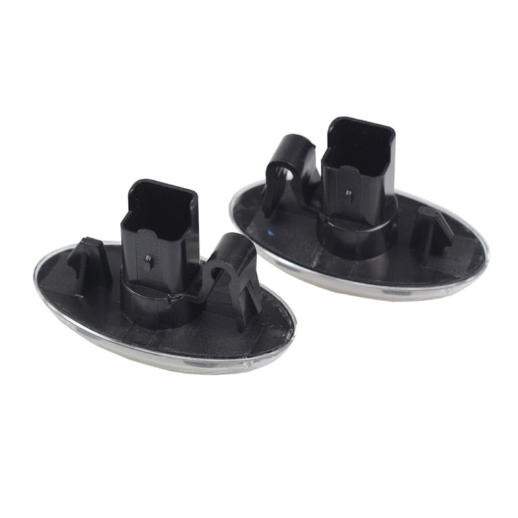2pcs For Peugeot 1007 Car Dynamic LED Fender Side Light 817300H010 (Transparent) - Arrow Turn Lights by PMC TechLife | Online Shopping South Africa | PMC TechLife | Buy Now Pay Later Mobicred