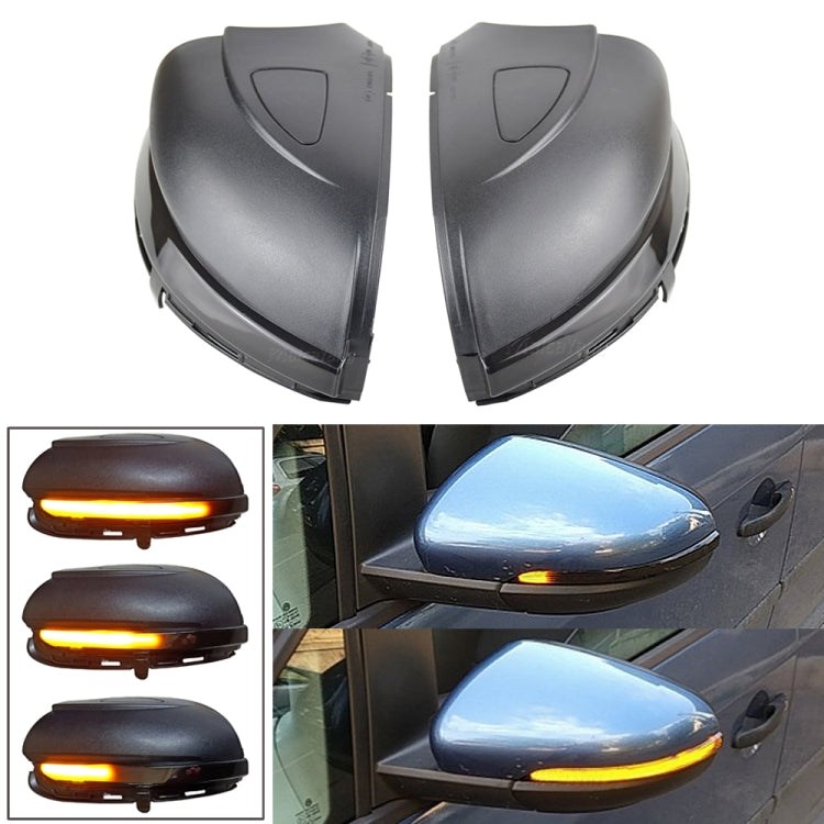 1 Pair For Volkswagen Golf 6 MK6 Car Dynamic LED Turn Signal Light Rearview Mirror Flasher Water Blinker, without Hole - Arrow Turn Lights by PMC TechLife | Online Shopping South Africa | PMC TechLife | Buy Now Pay Later Mobicred