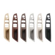 For BMW F10 2011-2017 Right Driving Car Door Window Lift Switch Trim Panel (Beige White)