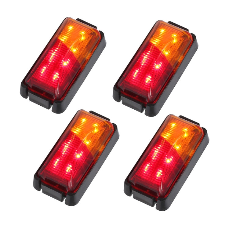 4pcs MK-049 Truck 8LEDs Double Color Side Marker Light - Running Lights by PMC TechLife | Online Shopping South Africa | PMC TechLife | Buy Now Pay Later Mobicred