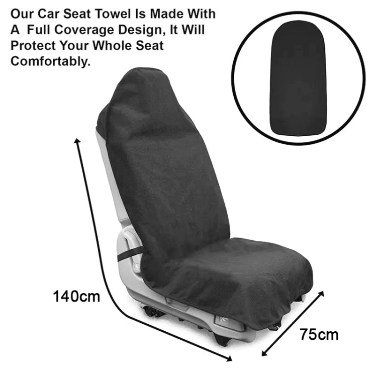 Car Universal Waterproof Anti-skid Seat Cover (Black) - Seat Accessories by PMC TechLife | Online Shopping South Africa | PMC TechLife | Buy Now Pay Later Mobicred