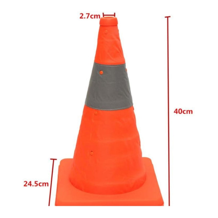 Car Telescopic Folding Road Cone Oxford Cloth Reflective Warning Sign - Reflective Material by PMC Jewellery | Online Shopping South Africa | PMC Jewellery | Buy Now Pay Later Mobicred