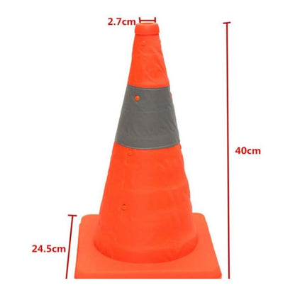 Car Telescopic Folding Road Cone Oxford Cloth Reflective Warning Sign - Reflective Material by PMC Jewellery | Online Shopping South Africa | PMC Jewellery | Buy Now Pay Later Mobicred