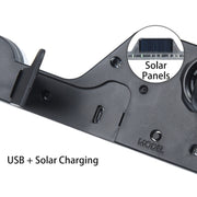 Car Triangular Light Warning Sign Solar Charging Strobe Emergency Ranger Light (Colorful Light)
