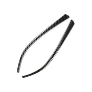 Carbon Fiber Car Rearview Mirror Bumper Strip Decorative Sticker for BMW F30 2013-2018 / F34 2013-2017