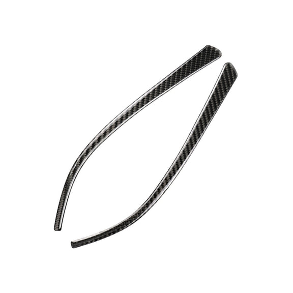Carbon Fiber Car Rearview Mirror Bumper Strip Decorative Sticker for BMW F30 2013-2018 / F34 2013-2017