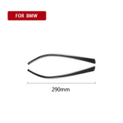 Carbon Fiber Car Rearview Mirror Bumper Strip Decorative Sticker for BMW F30 2013-2018 / F34 2013-2017
