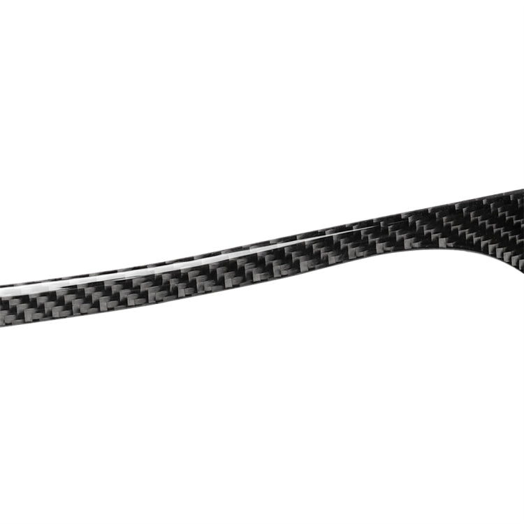 Carbon Fiber Car Rearview Mirror Bumper Strip Decorative Sticker for BMW 5 Series E60 2008-2010 / F10 2011-2017 /  F07 2010-2015 /  F01 2010-2015