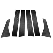 6 in 1 Car Carbon Fiber B-pillar Decorative Sticker for Honda 10th Generation Accord 2018-2021, Left and Right Drive Universal