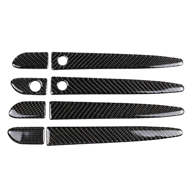 One Set Car Carbon Fiber Outside Door Handle with Smart Hole Decorative Sticker for Mazda CX-5 2017-2018, Right Drive - Decorative Sticker by PMC TechLife | Online Shopping South Africa | PMC TechLife | Buy Now Pay Later Mobicred