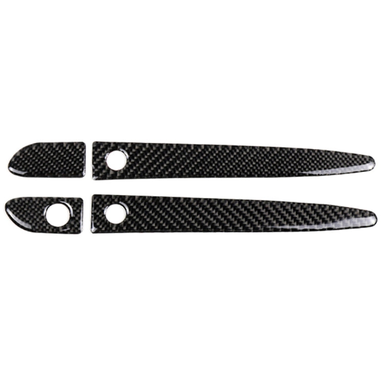 One Set Car Carbon Fiber Outside Door Handle with Smart Hole Decorative Sticker for Mazda CX-5 2017-2018, Right Drive - Decorative Sticker by PMC TechLife | Online Shopping South Africa | PMC TechLife | Buy Now Pay Later Mobicred
