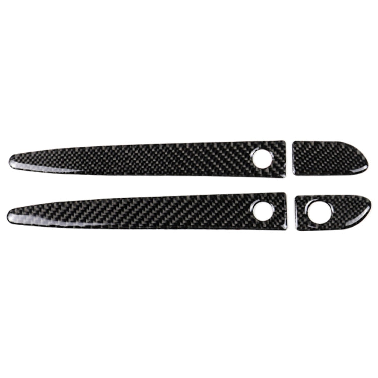 Car Carbon Fiber Outside Door Handle with Smart Hole Decorative Sticker for Mazda CX-5 2017-2018, Left Drive - Decorative Sticker by PMC TechLife | Online Shopping South Africa | PMC TechLife | Buy Now Pay Later Mobicred