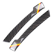 Car Carbon Fiber Rearview Mirror Anti-collision Strip D for Mercedes-Benz A/B/C/E Class/GLK/GLE/GLS/GLA/CLA, Left and Right Drive Universal