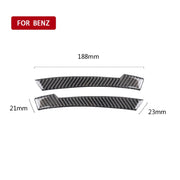 Car Carbon Fiber Rearview Mirror Anti-collision Strip A for Mercedes-Benz A/B/C/E Class/GLK/GLE/GLS/GLA/CLA, Left and Right Drive Universal