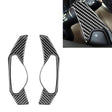 2 PCS Car Carbon Fiber Steering Wheel Paddle Decorative Stickers for Jaguar F-PACE X761 XE X760 XF X260 2016-2020, Left and Right Drive Universal - Steering Wheel Accessories by PMC TechLife | Online Shopping South Africa | PMC TechLife | Buy Now Pay Later Mobicred
