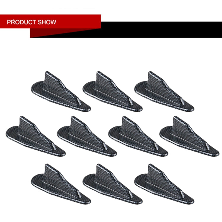 Universal Car Modification EVO Style Car Roof Radio Signal Shark Fin Decoration Accessories, Carbon Fiber Texture Style